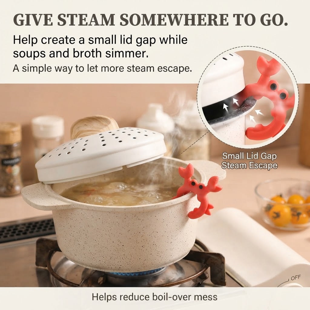 2-in-1 Crab Pot Clip & Utensil Holder(3Pcs)