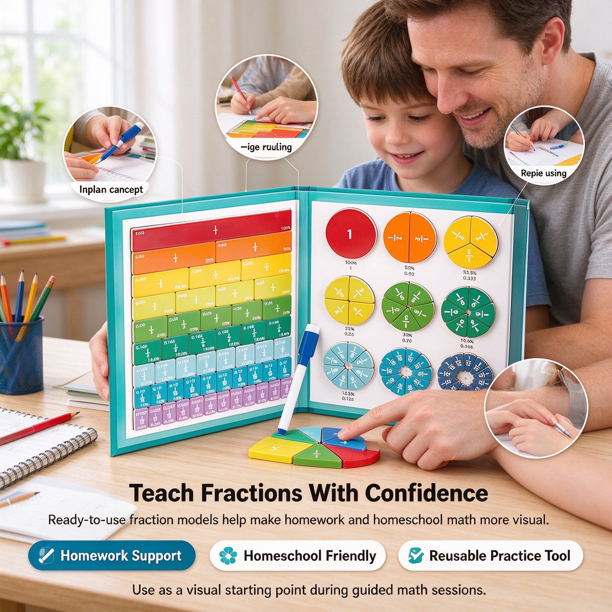 Magnetic Fraction Demonstration Book