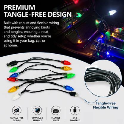 ✨Colorful light phone charging cable