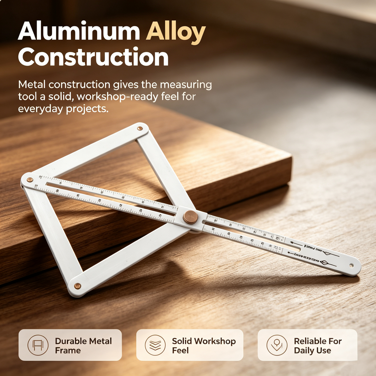 Adjustable Corner Angle Finder & Measuring Tool