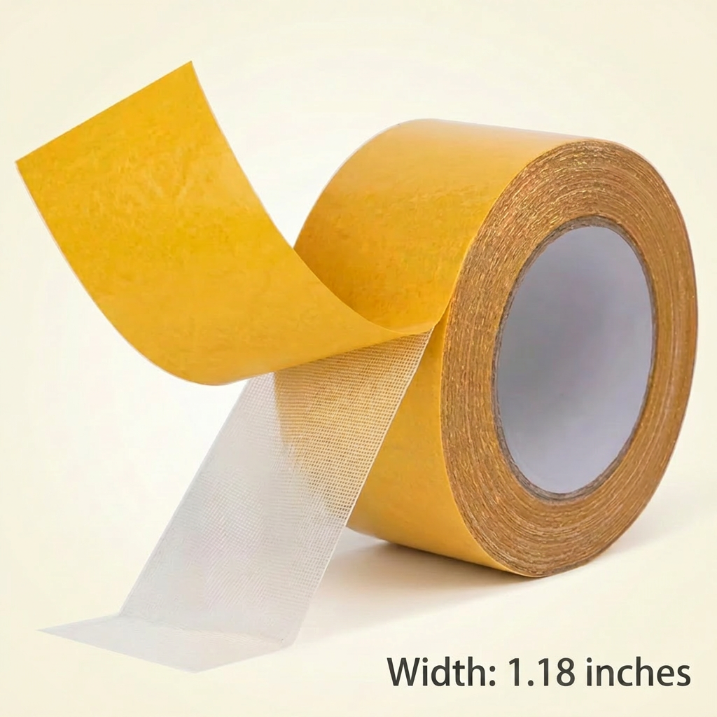 🔧High-viscosity seamless mesh fabric base double-sided adhesive