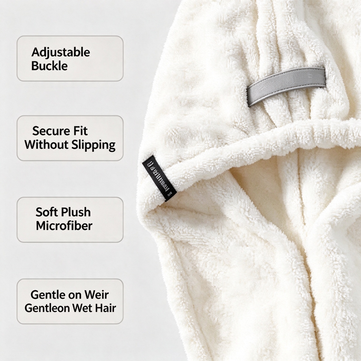 💧 Extra-Thick Microfiber Hair Drying Towel – Super Absorbent Quick-Dry Hair Wrap