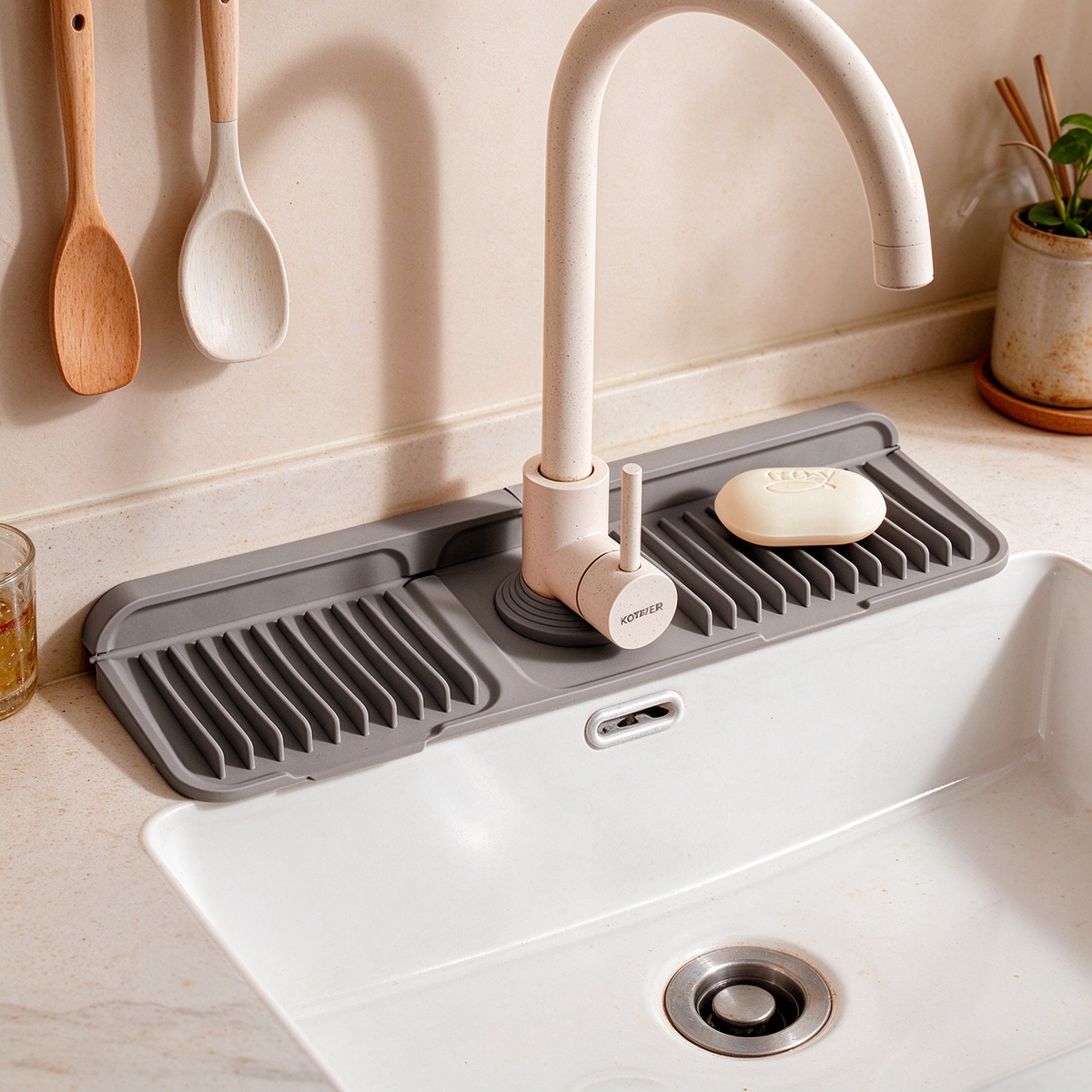 Silicone Faucet Splash Guard Mat