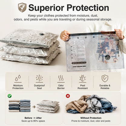 ✈️Vacuum clothing travel storage bag