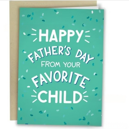 Cute First Fathers Day Card for New Dad（10pcs）