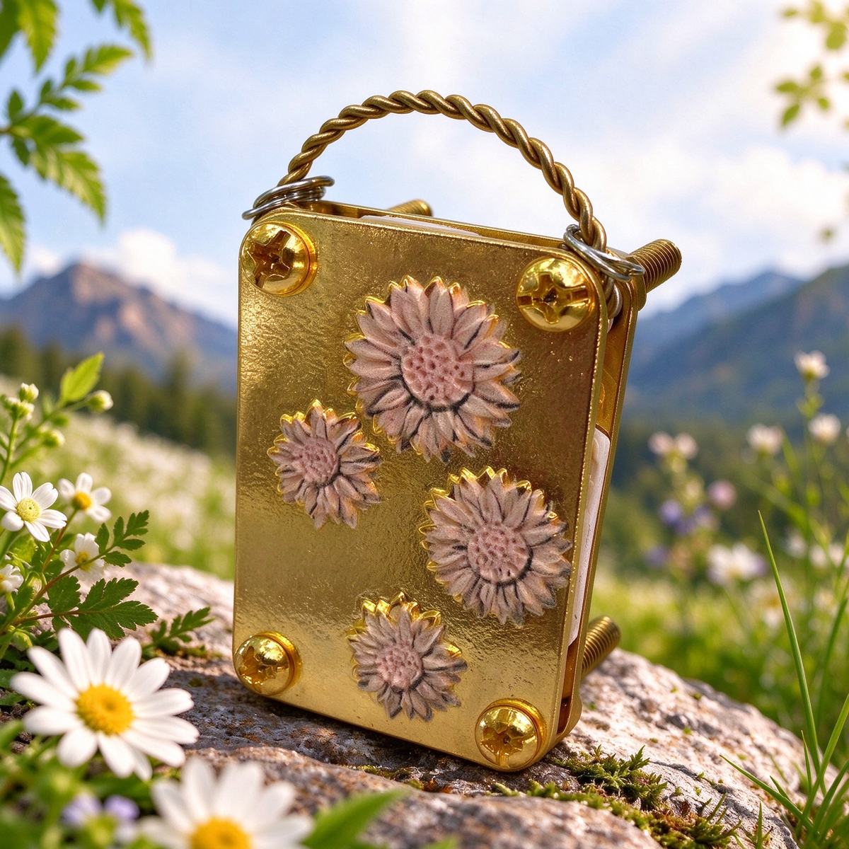 🌸Creative Handmade Metal Miniature Flower Press