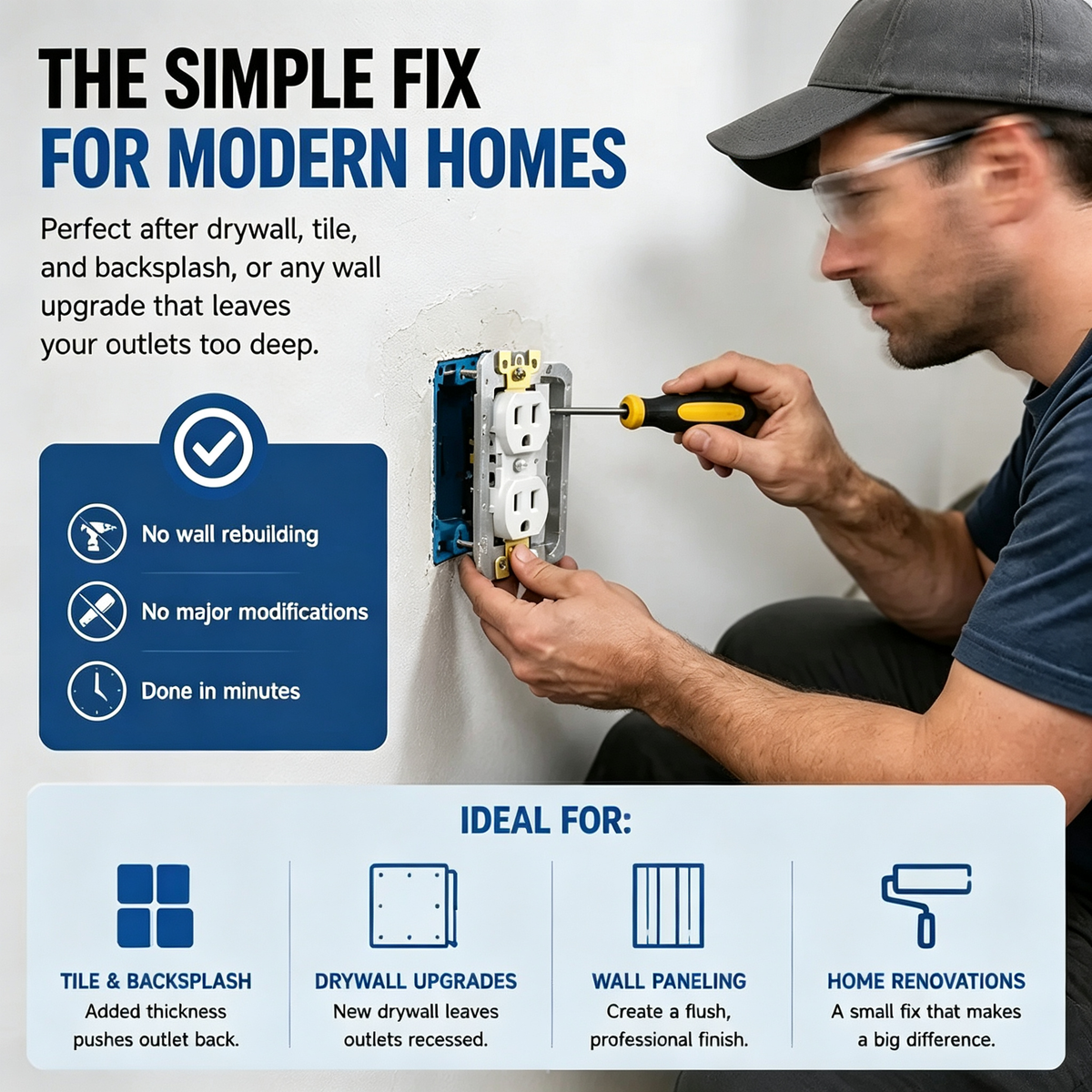 Socket panel repair support