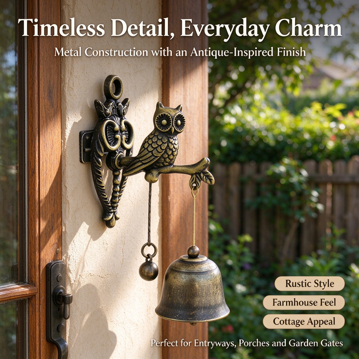 Vintage Animal Hanging Door Bell