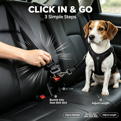 Pet Vehicle Safety Tether