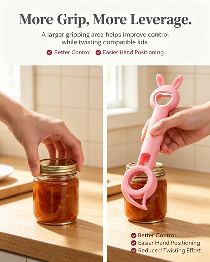 4-in-1 Easy-Grip Jar & Bottle Opener