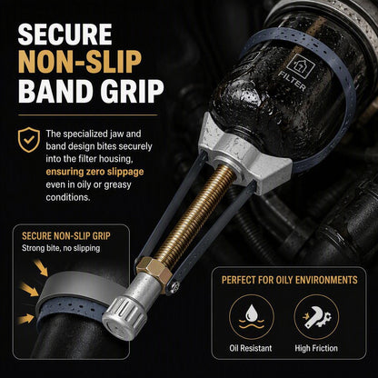 🛠️Yuanbao steel strip wrench oil filter removal tool
