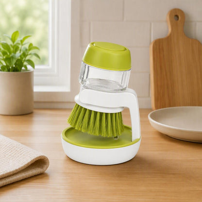 🧼Kitchen Dish Brush with Soap Dispenser