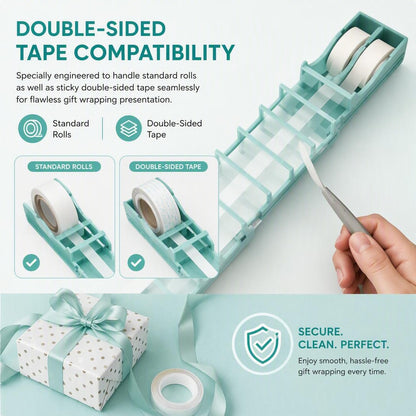📏Retractable Multi-Roll Tape Dispenser