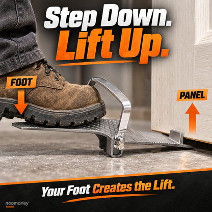 🛠️ Foot-Powered Panel Lifter – Hands-Free Door & Drywall Installation Tool