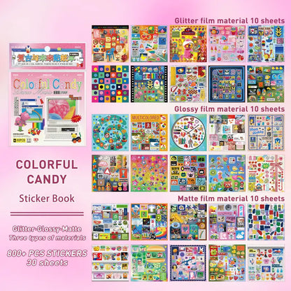 📼 90s/2000s Aesthetic Retro & Future Sticker Book