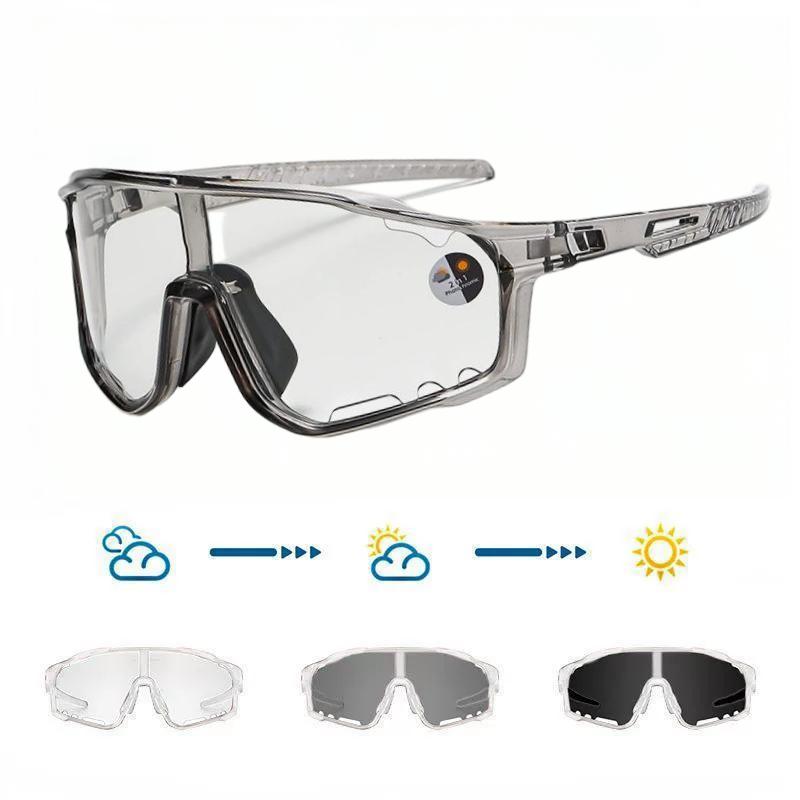 ☀️🕶️ UV400 Photochromic Polarized Safety Glasses with eyewear cases