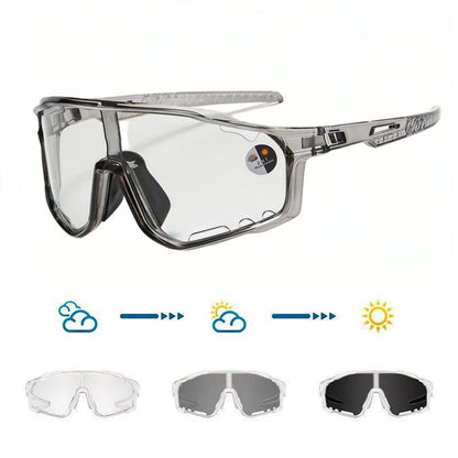 ☀️🕶️ UV400 Photochromic Polarized Safety Glasses with eyewear cases