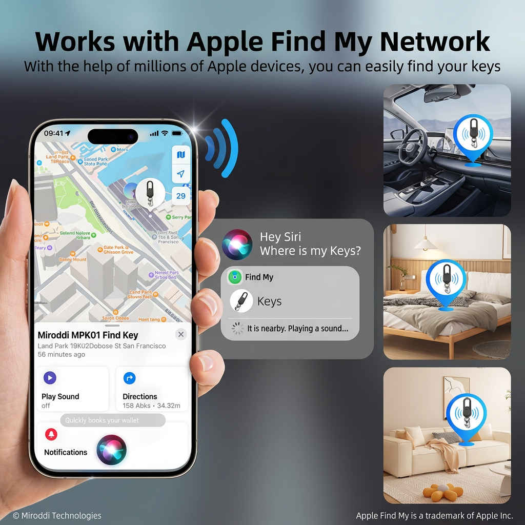 🔗Keychain tracker, men's accessory