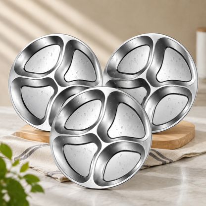 Stainless Steel Multi-Functional Food Tray