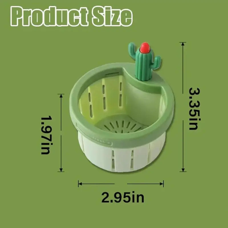🌵 Cactus Automatic Dumping Sink Filter Basket