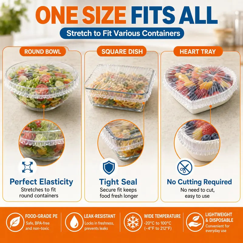 Refrigerator Food Cover To Prevent Odor Mixing, Dust Cover, And Leftover Food Cover
