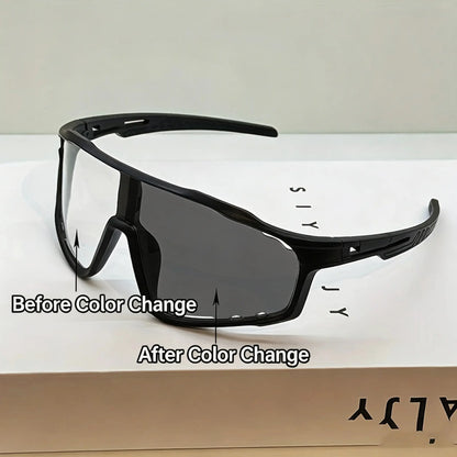 ☀️🕶️ UV400 Photochromic Polarized Safety Glasses with eyewear cases