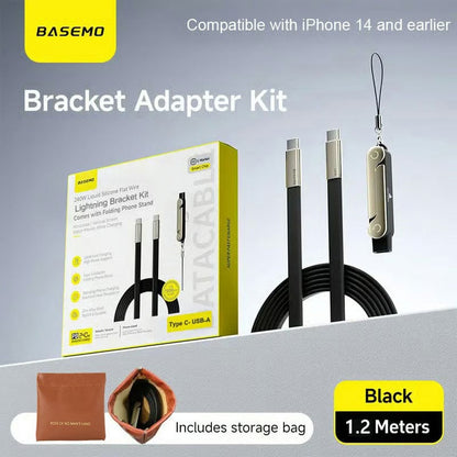 🔥Hot Sale 49% off🌟🔌 240W Super Fast Charging 360° Rotating Invisible Stand