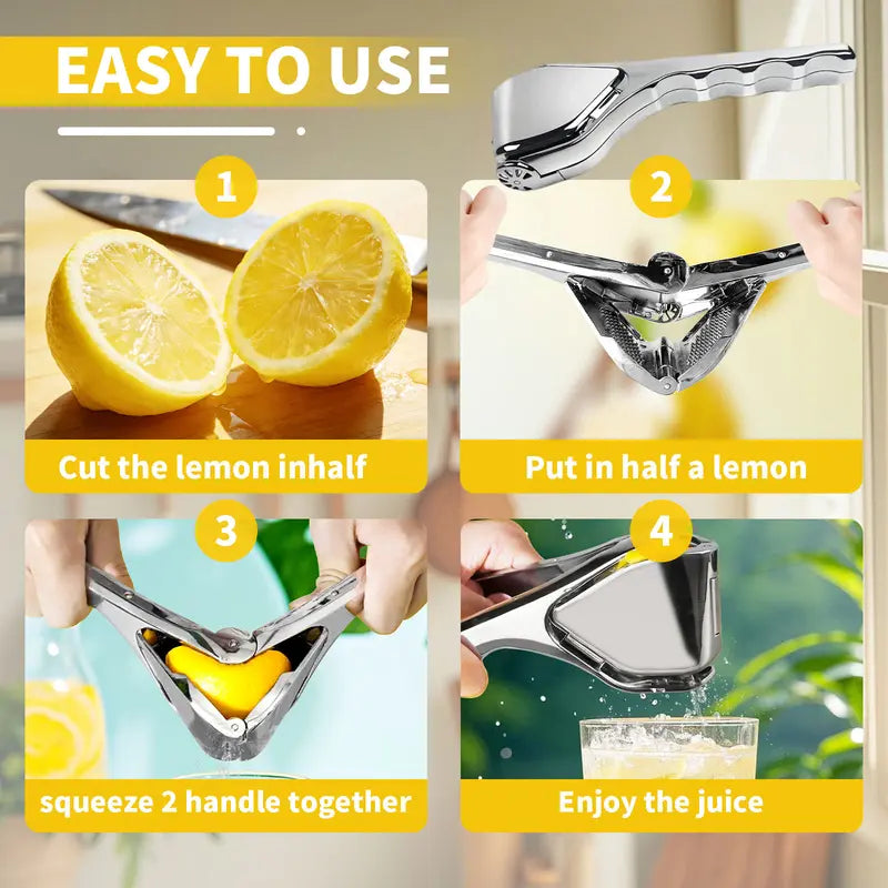 🍊💪 Stainless Steel Citrus Squeezer