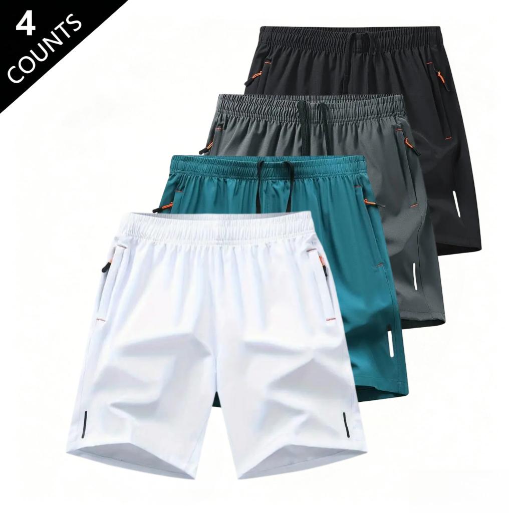 4-Pack (Black+Gray+Lake blue+White)