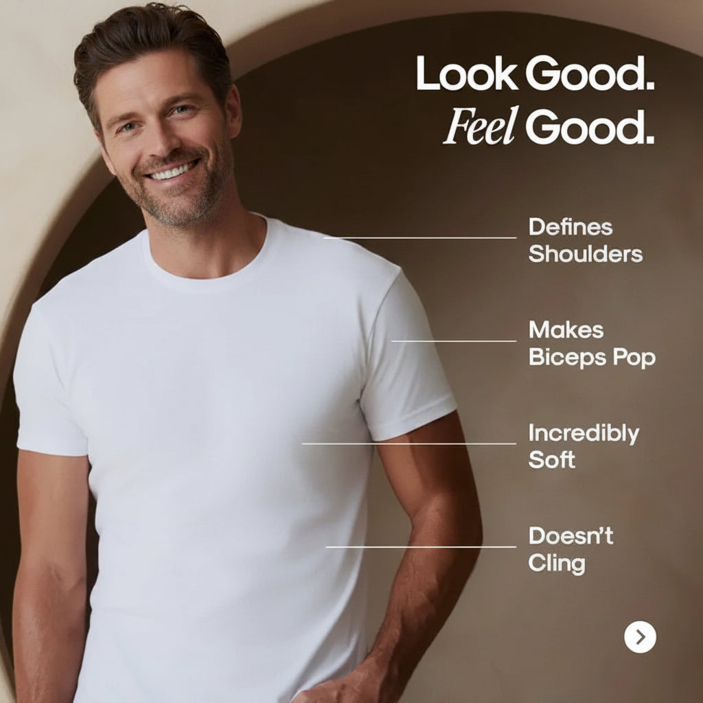 🧵 True Classic Men’s 4-Pack Short Sleeve Crew Neck T-Shirts