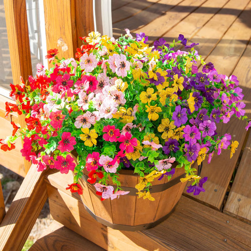 💥Only $2.38 !🌺Summer Outdoor UV Resistant Colorful Artificial Flower