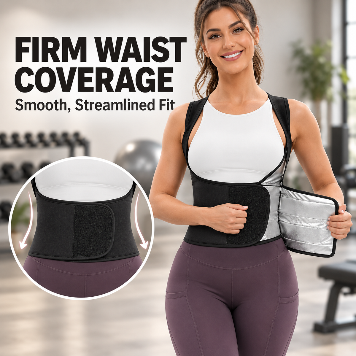 Women's Bra-Style High Performance Quick Dry Sauna Sweat Vest