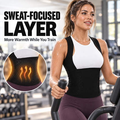 Women's Bra-Style High Performance Quick Dry Sauna Sweat Vest