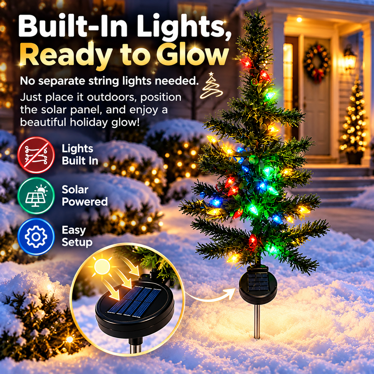 LED Illuminated Christmas Tree Decoration