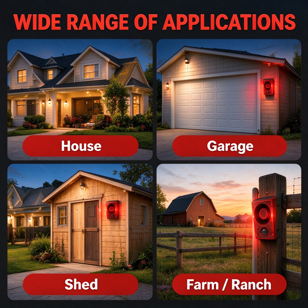 🚨Solar-powered infrared sensor alarm