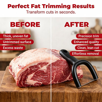🔥 Precision Handheld Fat Trimmer – Professional BBQ Meat Fat Remover Tool 🥩