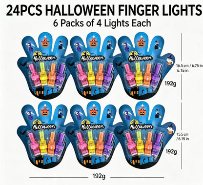 🎃 Halloween Finger Projection Lights – Fun LED Glow Toy & Party Favor Gift 👻