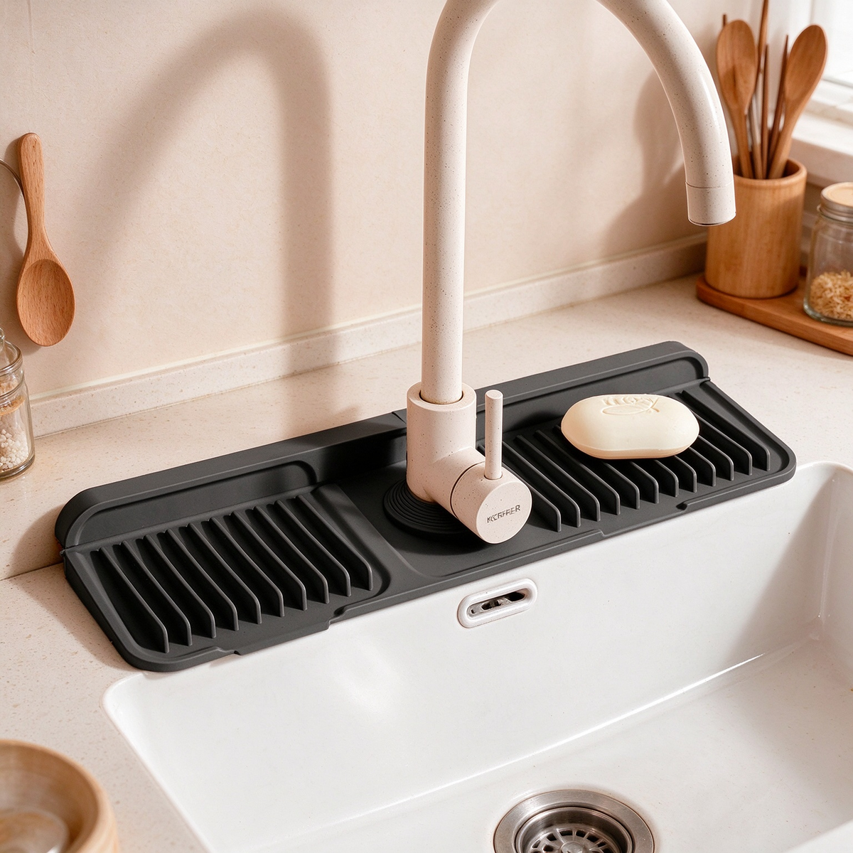 Silicone Faucet Splash Guard Mat