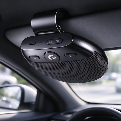 Bluetooth car sun visor hands-free speaker
