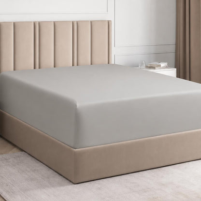 🛏️100% Egyptian cotton fitted sheet (fits 12-inch mattresses)