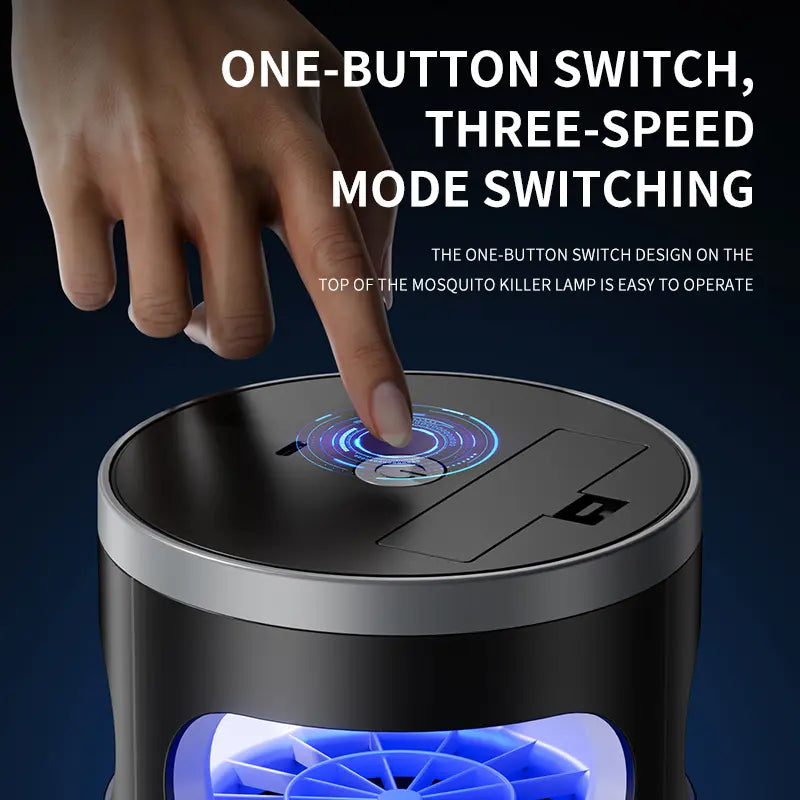 🛡️✨ Non-electrical shock type Indoor Insect Trap with Light and Suction