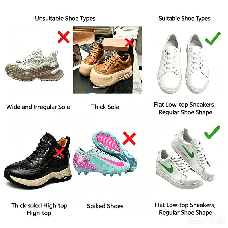Silicone Rainproof Shoe Covers, Waterproof And Wear-Resistant（A Pair）