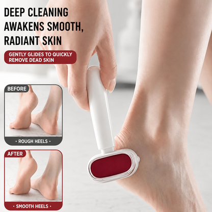 Dual‑Sided Foot Callus Remover, Replaceable Stainless Steel Blade Foot Scraper