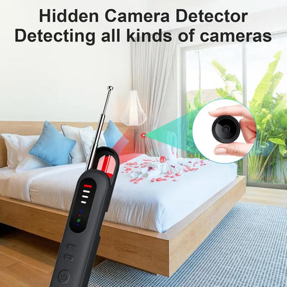 📡High-Power Hidden Camera Detector – Features RF Scanning and WiFi + Magnetic Detection Capabilities