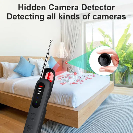 📡High-Power Hidden Camera Detector – Features RF Scanning and WiFi + Magnetic Detection Capabilities
