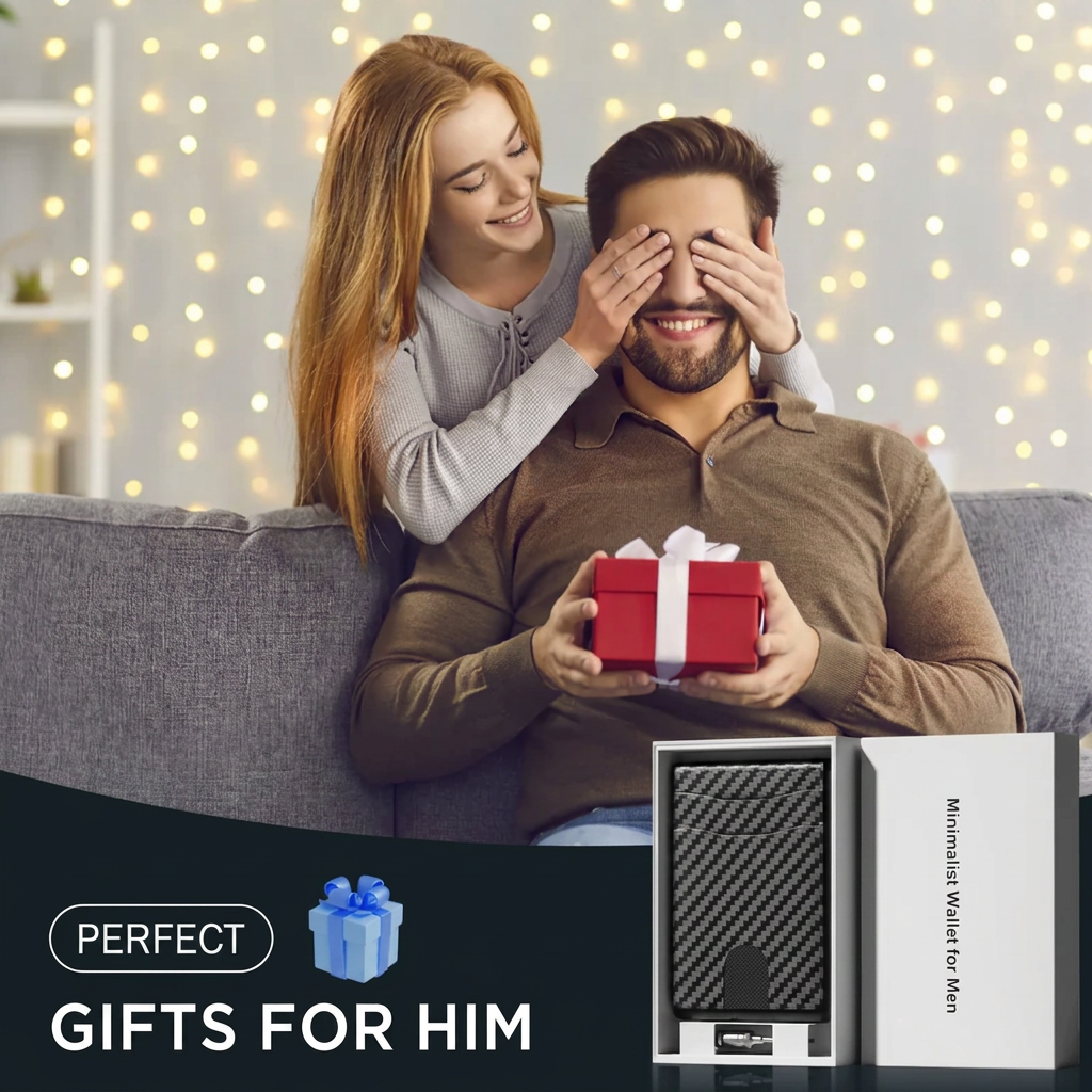🧳Men's wallet - Pop-up card holder, cash slot and credit card slot