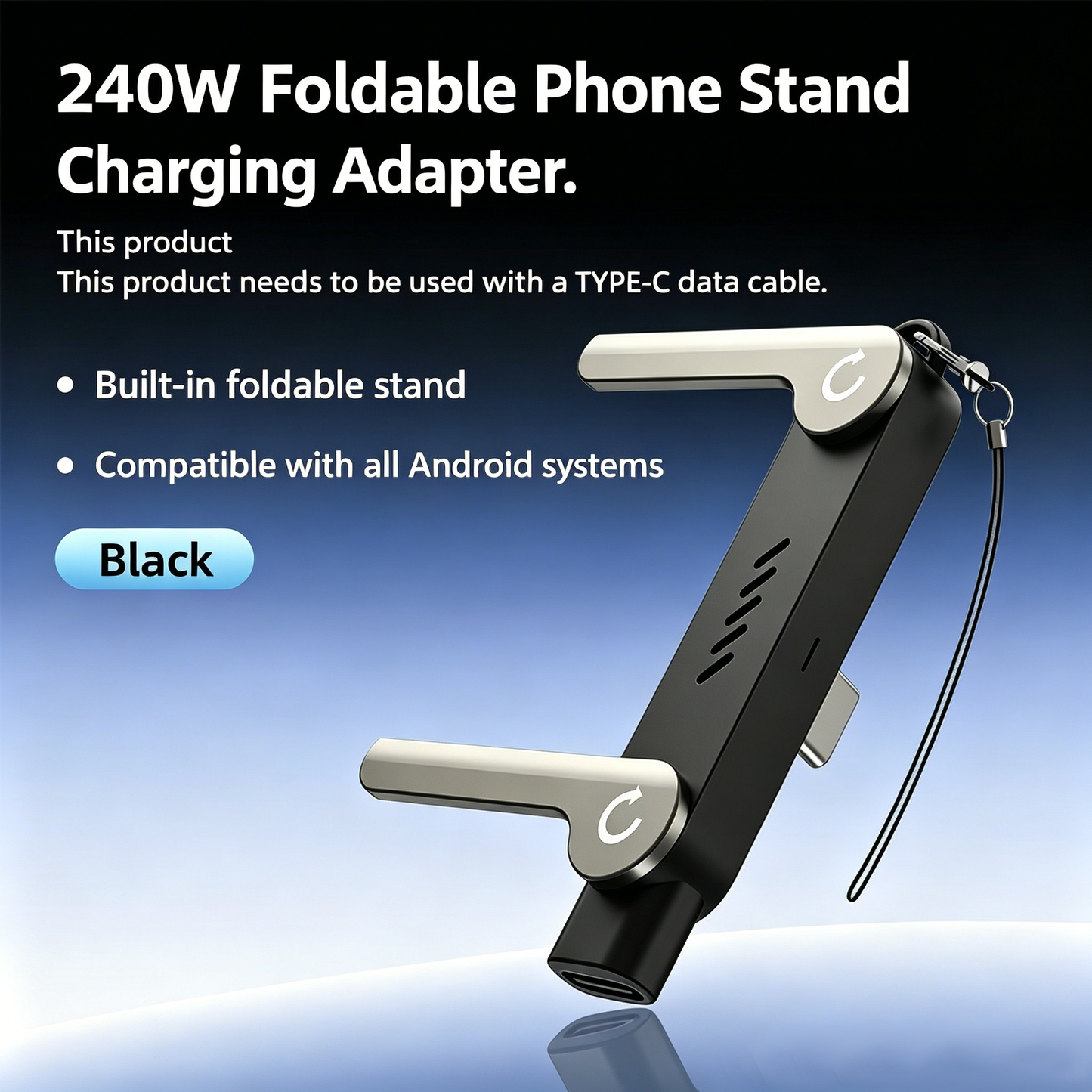 ⚡240W Phone Stand Multi-Function Fast Charging Data Cable