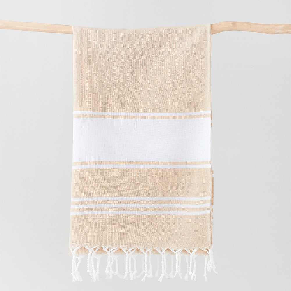 🏖️Lightweight and soft modern plain weave oversized beach towel