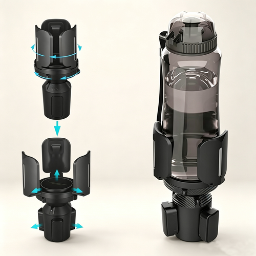 🥤🔧Multi-functional car cup holder - adjustable and expandable