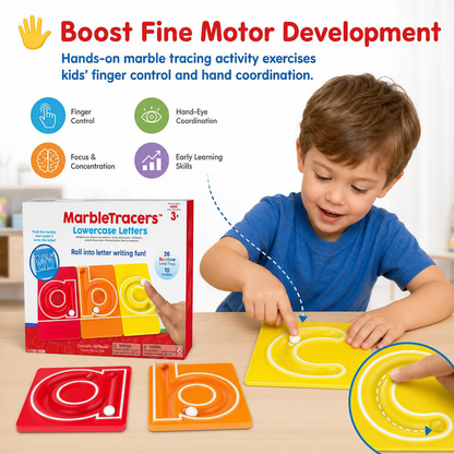 📚🔤Lowercase letter thinking English party board game pinball tracer
